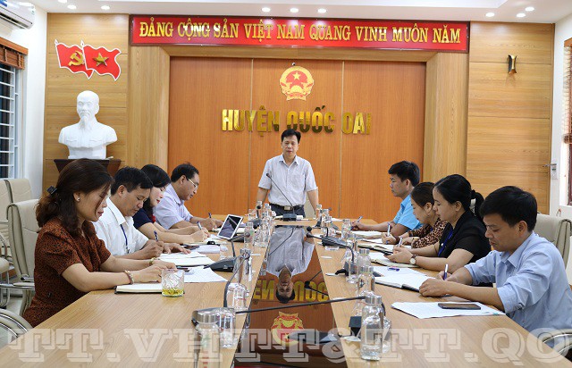 Quốc Oai: Giám sát tình hình quản lý và sử dụng biên chế tại Phòng Nội vụ huyện